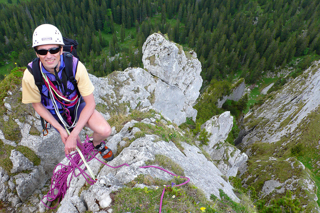 ostgrat03.JPG - Zweiter Stand nach der sehr unterhaltsamen Verschneidung.